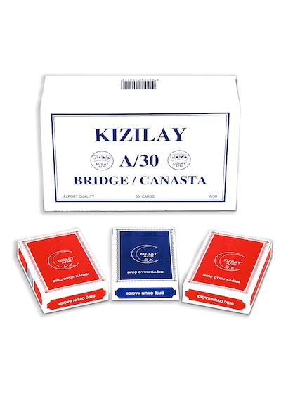 Angora Kızılay İskambil Oyun Kağıdı 12'Li Deste