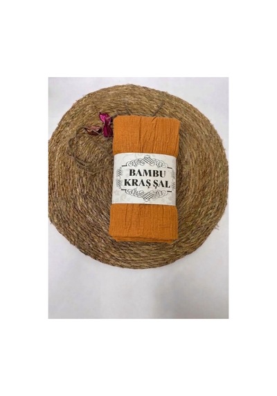ALDAIYR Bambu Kraş Hijab Turuncu