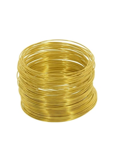 2 mm Pirinç Tel Yuvarlak - 1 metre