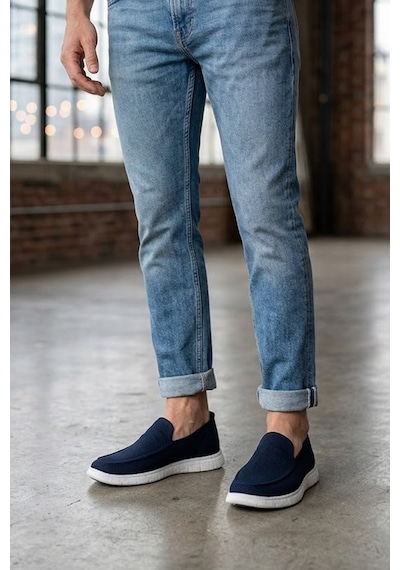 Ayakkabı Fuarı Elit Asbnck2422 Erkek Casual Ayakkabı Lacivert
