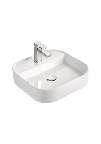 E-5408 Tezgah Üstü Porselen Lavabo Gri