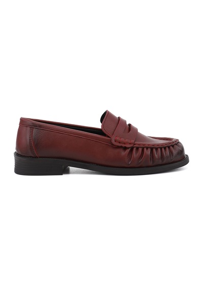 Gönderir Kadın Bordo Loafer Ayakkabı Ddza87335885