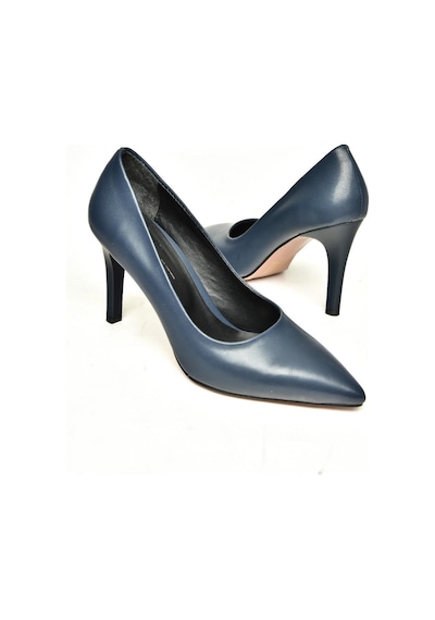 Fox Shoes U676082009 Lacivert İnce Topuklu Kadın Stiletto Ayakkabı Lacivert