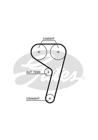 GATES 5669XS Triger Eksantrik Kayışı 117×220 Ford Cmax 1.6 10- Focus 1.6 11- Mondeo 1.6 07- Ct881