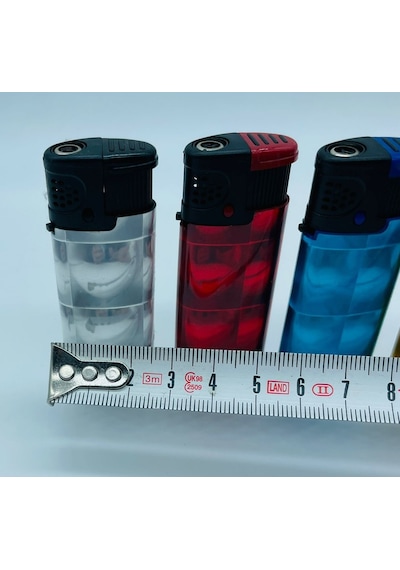 Fosforlu Pürmüzlü Plastik Çakmak 5 Adet 7 CM