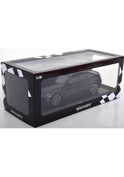 1:18 Ölçek Minichamps 2020 Bmw M3 G80 - Black Diecast Metal Minyatür Model Araba 25cm