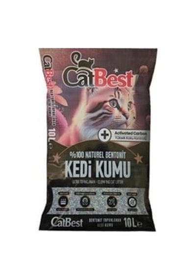 / Catbest Aktif Karbon Kedi Kumu 10 Lt 1 Adet
