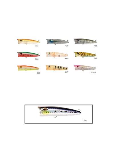 Zipbaits Popper 68mm Su Üstü Poping 8.3gr Maket Balık
