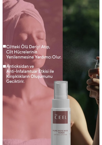 The Ceel Gözenek Sıkılaştırıcı  Saf Gül Suyu Tonik Arındırıcı Etkili 100 ML
