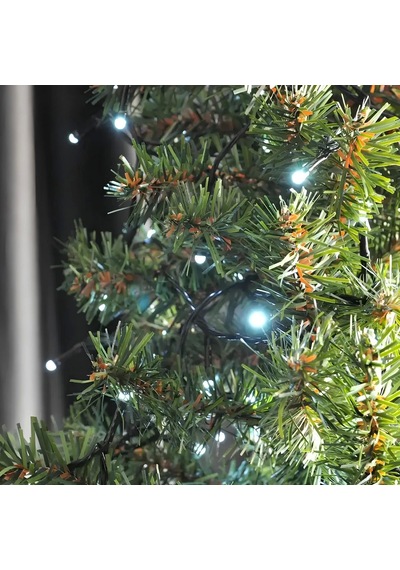 Yılbaşı Pilli Beyaz Led Işık 80 Led 8 Mt