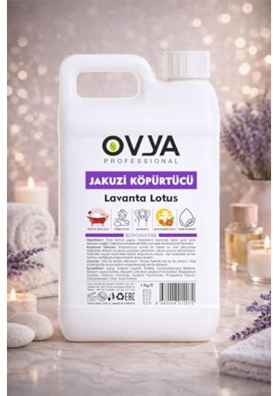 Konsantre Jakuzi Köpürtücü Banyo Köpüğü Lavanta Lotus Acai Üzümü