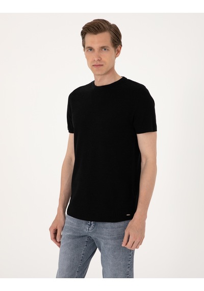 Pierre Cardin Erkek Siyah Kazak /triko 50305973-vr046 Siyah