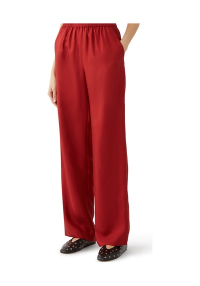 Loulou Studio Geniş Paça Pantolon Kırmızı