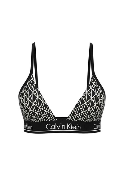 Calvin Klein Kadın Siyah-beyaz Bikini Üstü Lv00q61208 32n-15960