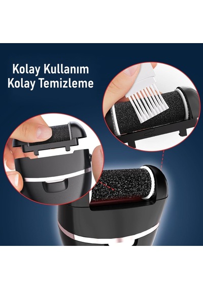 10 Lu Ayak Bakım Seti Elektrikli Nasır Ayak Törpüsü Ve Pedikür Şarjlı Ve Taşınabilir