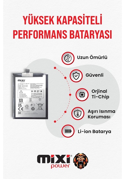 Tcl 30 Plus / Tcl 40 Se Uyumlu Tam Kapasite Batarya