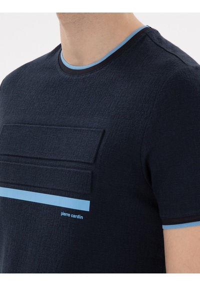 Pierre Cardin Erkek Lacivert Tişört 50302549-vr033 Lacivert