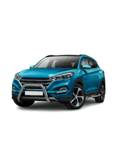 Hyundaı Tucson 2016-2021 Uyumlu - Ön Koruma - Bull Bar - 60 - Sade Çerçeve - Sıngle A