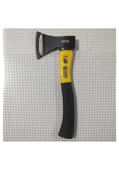 Fiber Saplı Balta Ultra Sağlam Ergonomik Tutuş Kamp Balta Ev Tipi Uzunluk : 34 Cm /500 Gr