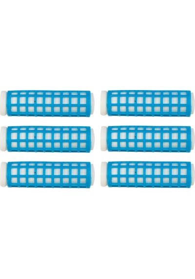 1,7 Cm Kaynatmalı Bigudi 6lı - 34 Mavi