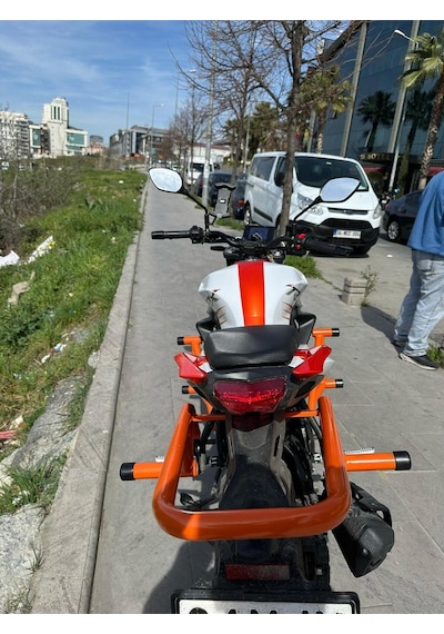 Qj Motor Trx 125 Arka Koruma Demiri Turuncu