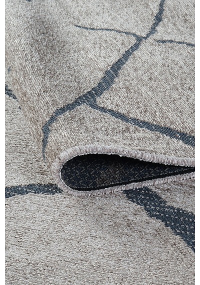 Modern Desenli Yıkanabilir Şönil Dokuma Saçaklı Kaymaz Taban Salon Mutfak Halı Kilim Renkli