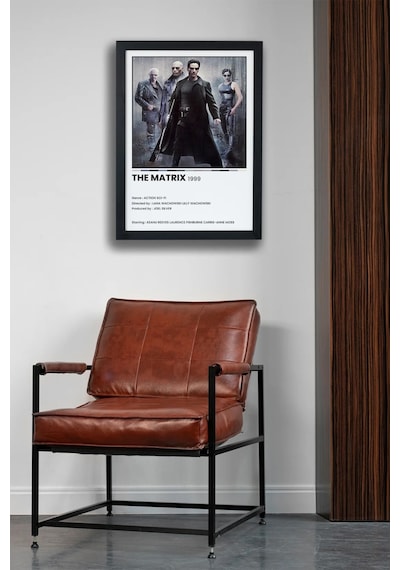 Matrix Dizi-film Siyah Çerçeveli Tablo Poster