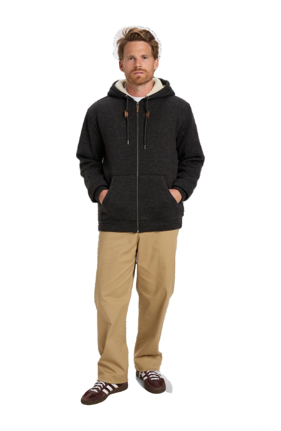 Quıksılver Quiksilver Keller Sherpa Erkek Siyah Sweatshirt 6452 SiYAH