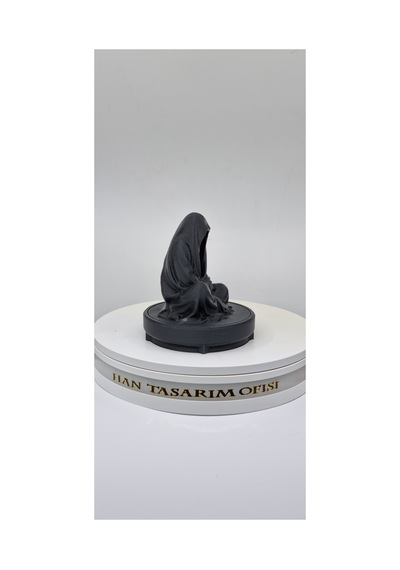 Oturan Ghost Hayalet Nazgül Tealight Mum Işıklı Dekor 12cm Diğer