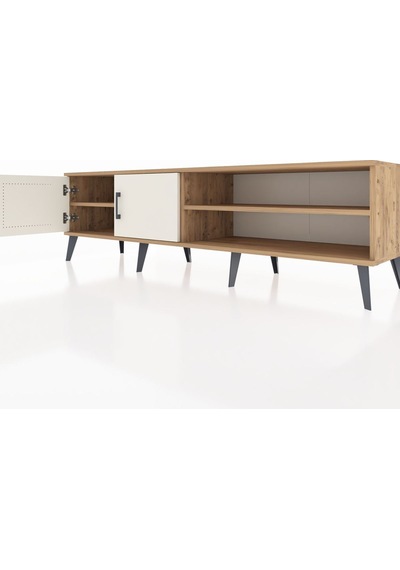 Hyperion Tv Ünitesi 2 Raflı 2 Kapaklı 176x44x51 Çam-aytaşı/çam Aytası/atlas Çam Hyperion Tv Ünitesi 2 Raflı 2 Kapaklı 176x44x51 Çam-aytaşı/çam Aytası/atlas Çam