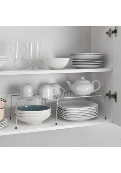 Metaltex Adapto Genişletilebilir Raf, Gümüş, 57/33x24x15 Genel