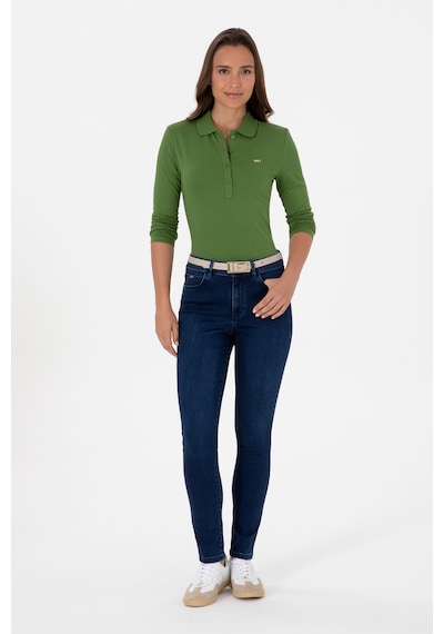 U.S. Polo Assn. Kadın Koyu Mavi Toohpick Fit Jean Pantolon 50307785-DN0023