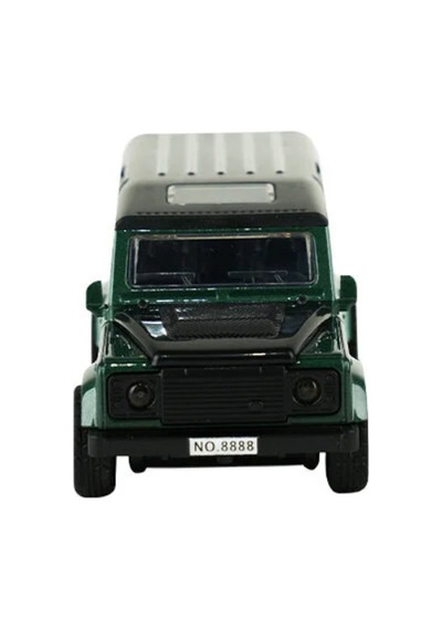 Die Cast Metal Çek Bırak Yeşil Jip