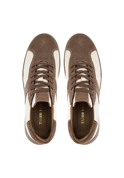 Tamer Tanca Erkek Hakiki Deri Bej Sneakers & Spor Ayakkabı 1206 2026 Erk Ayk Y26 Bej Dr/suet
