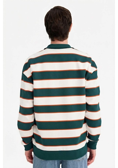 Defacto Boxy Fit Dik Yaka Sweatshirt G5021ax25wngn465 Yeşil-gn465