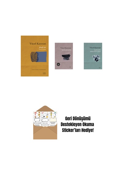 Felsefi Şiir - Tinsel Poetika + Beni Hiç Göremezsin + Hayaline Firar Edemeyenlerin Afsunu + Okuma Sticker'ları