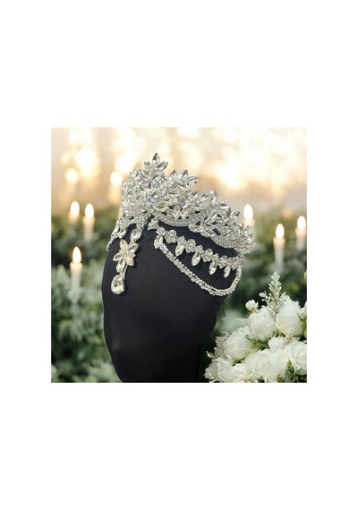 Alınlıklı Gelin,kına,nişan,söz,after,bride,party Taç Beyaz - 694981883 Beyaz
