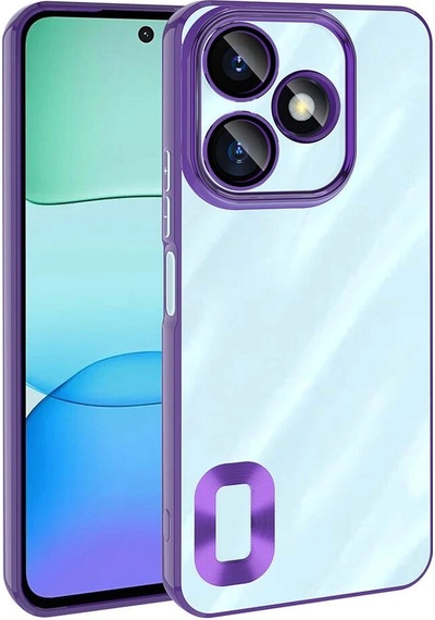 Xiaomi Redmi 13 4g Kılıf Kamera Korumalı Logo Gösteren Zore Omega Kapak