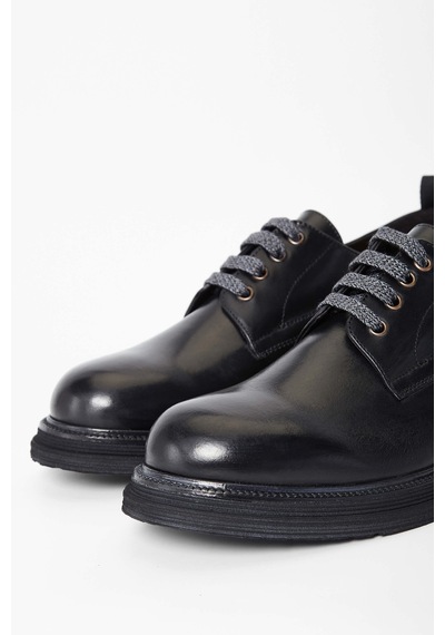 Exton Erkek Hakiki Deri Siyah Casual Ayakkabı 994 9253 Erk Ayk K23/24 Black Siyah