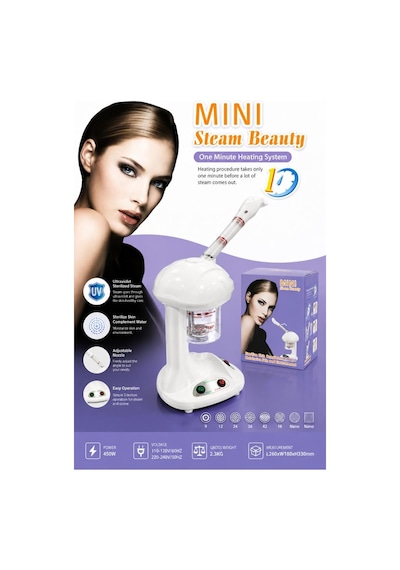 Point Mini Steam Beauty Tezgah Üstü Buhar Makinesi Uv
