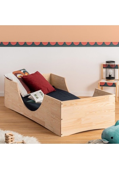 Markaawm Markaawm Rustik Montessori Yatak Ahşap Çocuk Yatak Karyola