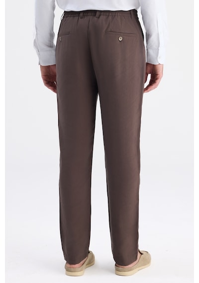 Twn Relaxed Fit Pilesiz Kahverengi Diyogonal Jogger Pantolon 6ec03ı302342m Çok Renkli