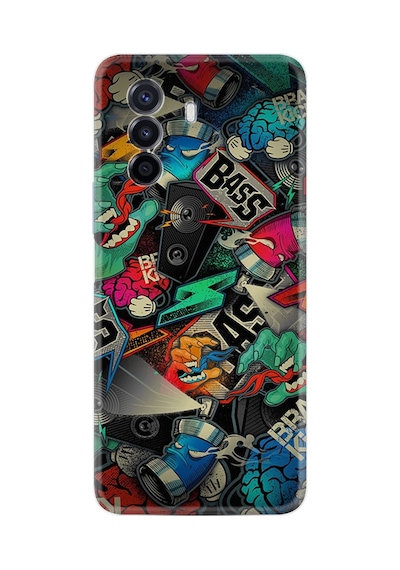 Huawei Nova Y70 Kılıf Resimli Desenli Silikon Platinium Series Bass 1886