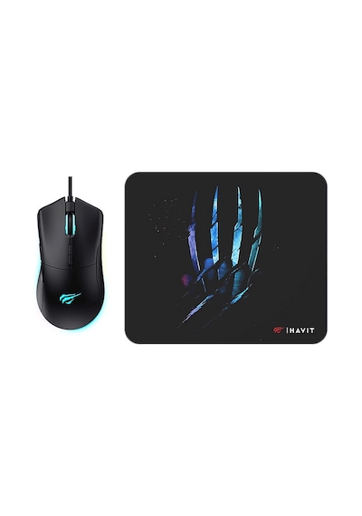 Havıt Ms1037cm Oyuncu Mouse Ve Mouse Pad Siyah