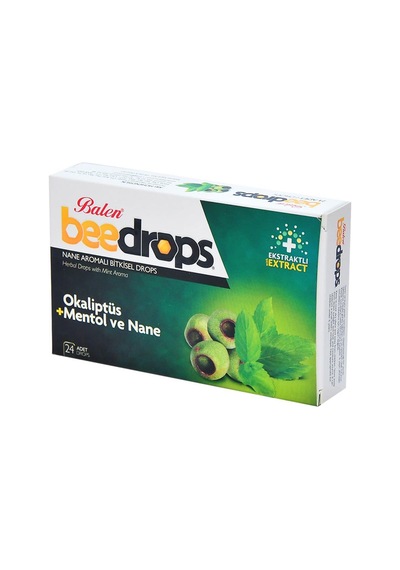 Balen Beedrops Okaliptüs Mentol Nane Aromalı Drops 24 Adet