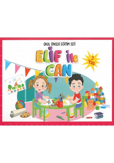 Ilk Akademi Elif ile Can Okul Öncesi Eğitim Seti 3 Yaş
