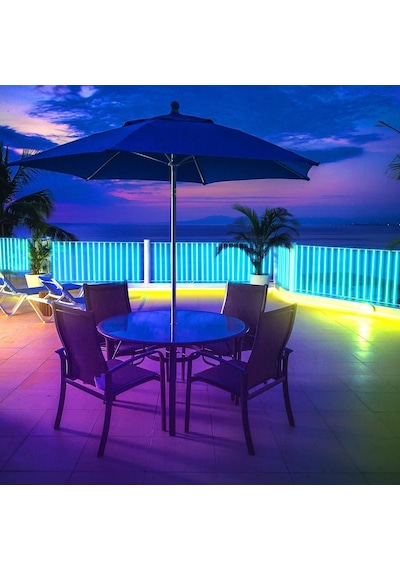16 Ft Led Neon Işıklar Uzaktan Uygulama Kontrolü Ip65 Su Geçirmez Esnek Neon Led Şerit Işıklar 12 V Rgb Led Neon Halat Işıklar Yatak Odası Oda Dış Mekan Dekorasyonu İçin