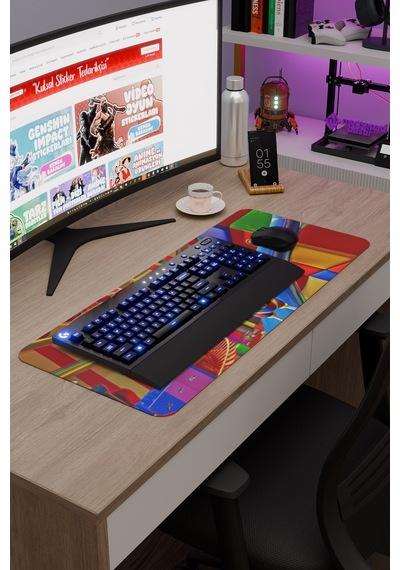 Tadc Amazing Digital Circus Dikişli Kauçuk Oyuncu Mousepad V5 - 70x30 Xl Gaming Mouse Pad