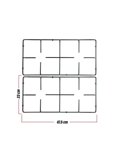 Altus Uyumlu Üst Ocak Gözü Izgara Grubu 47,5 X 27 Cm ( 2 Adet )