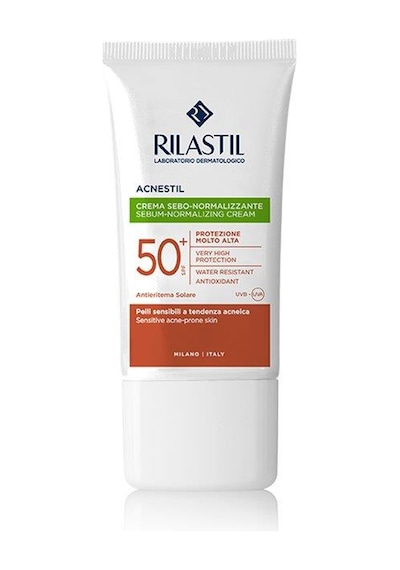 Rilastil Acnestil Düzensiz Ciltler İçin Yüz Güneş Koruyucu Krem Spf50+ 50 ML